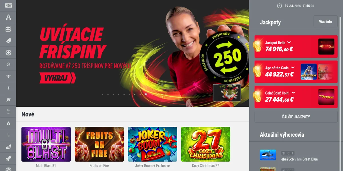 DOXXbet – úvodná stránka a uvítací bonus
