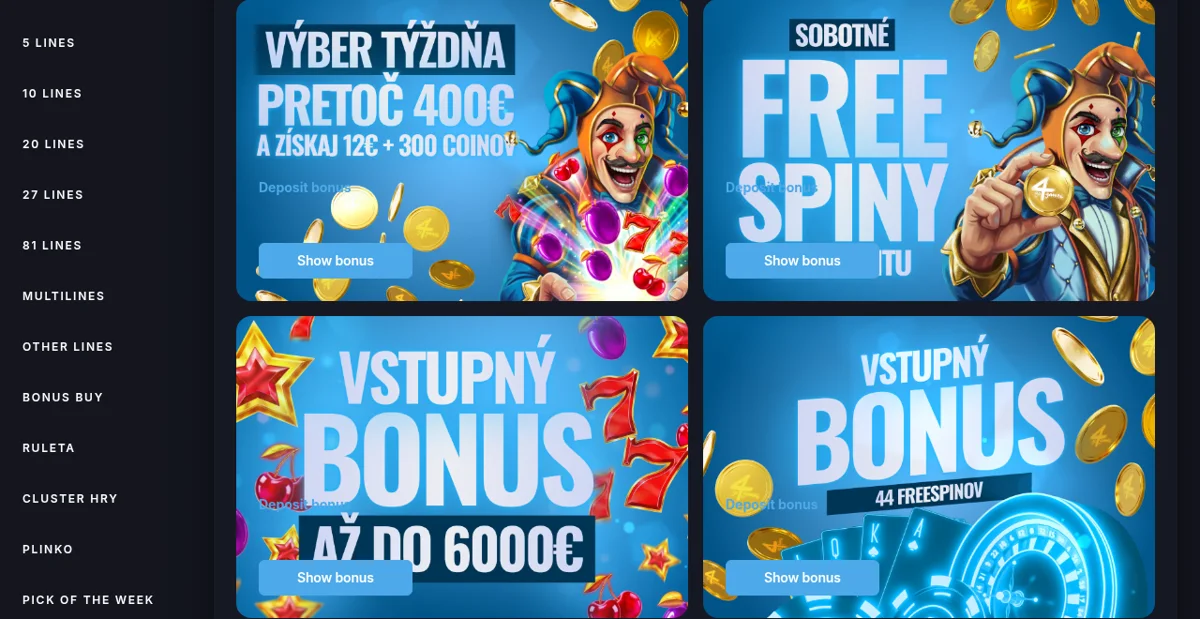 Banner uvítacieho bonusu Go4Games až do 6 000 € k prvému vkladu