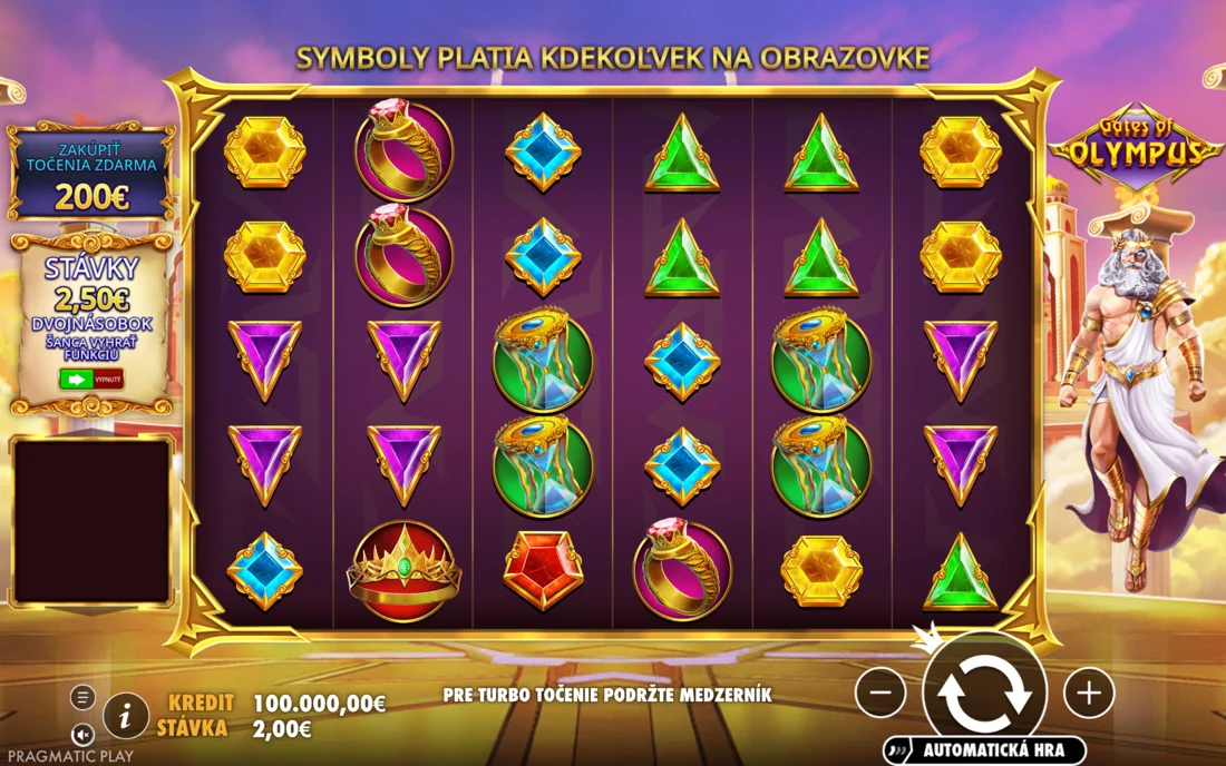Gates of Olympus – Kaskády a násobiče Zeusa