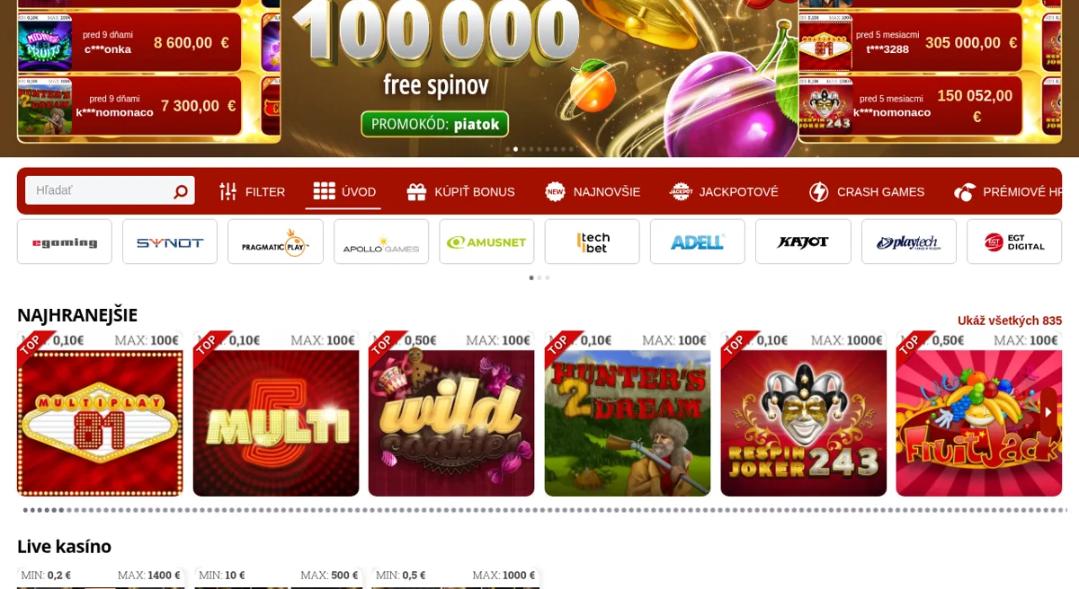 MONACObet – úvodná stránka a uvítací bonus