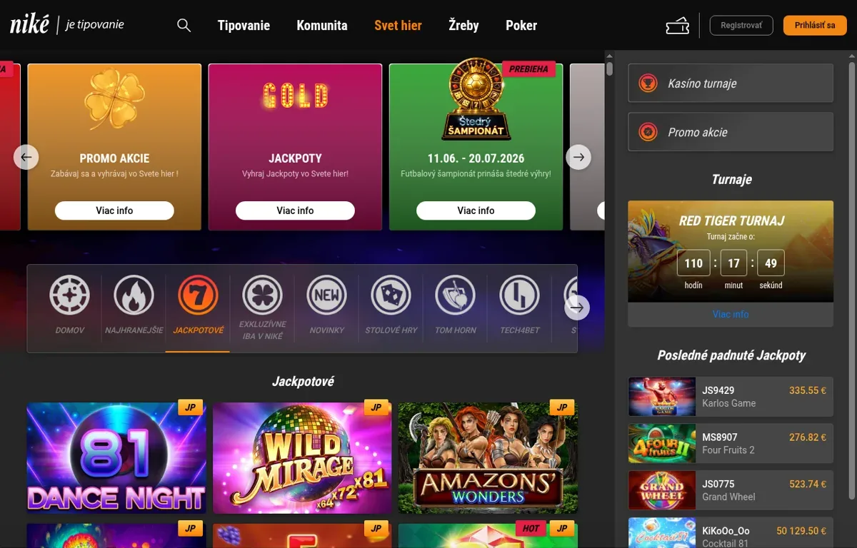 Royal Jackpot od Tech4Bet v kasíne Niké